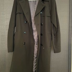 H&M black classic trench coat